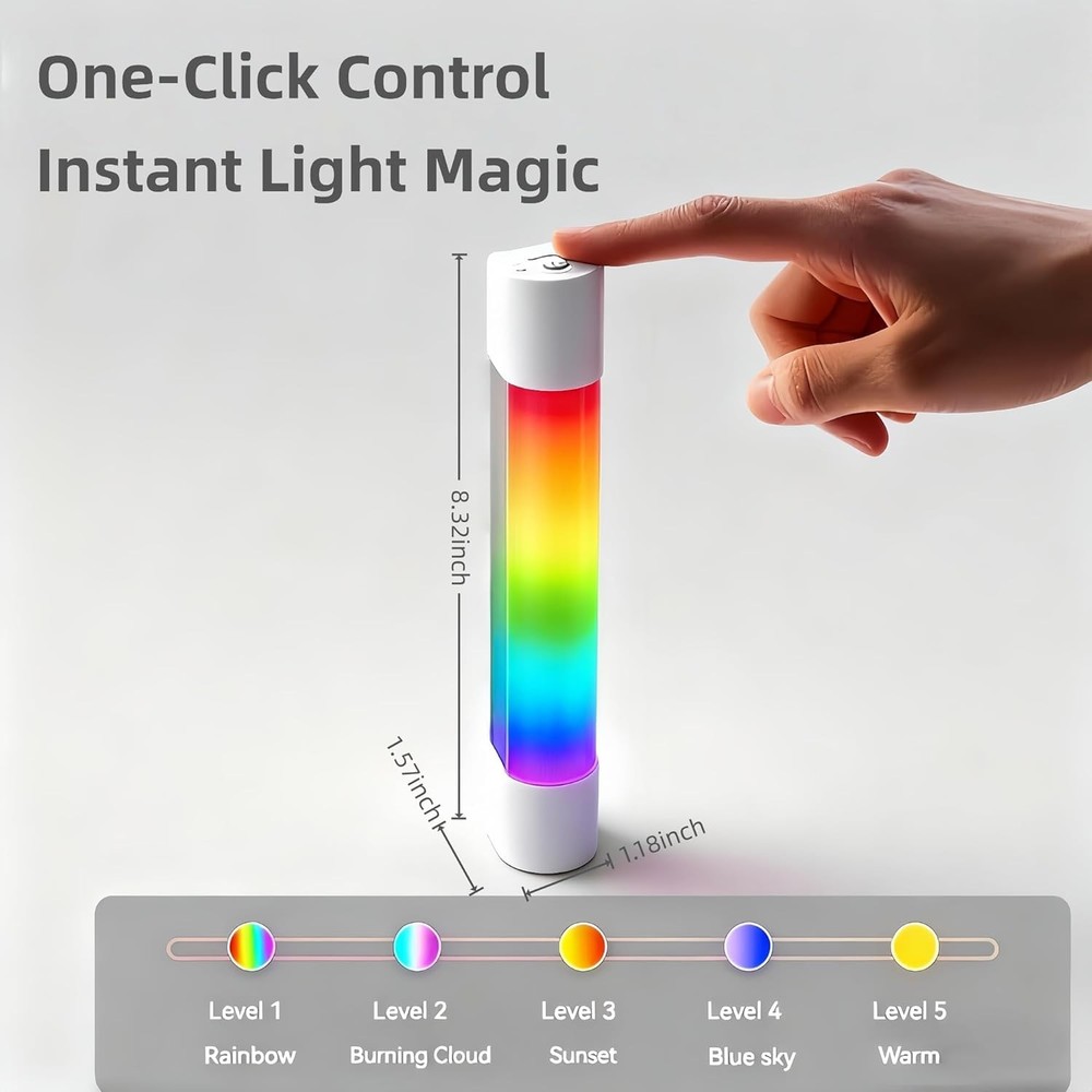 Flowing LED Ambient Light Wand