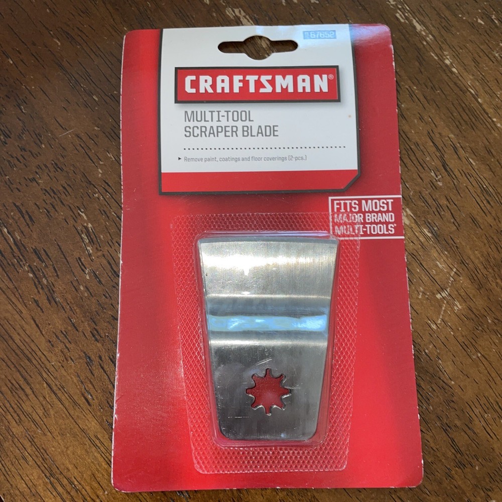 2 PACK, Genuine Craftsman 2" SCRAPER BLADE for PAINT COATINGS Multi-Tools 67652