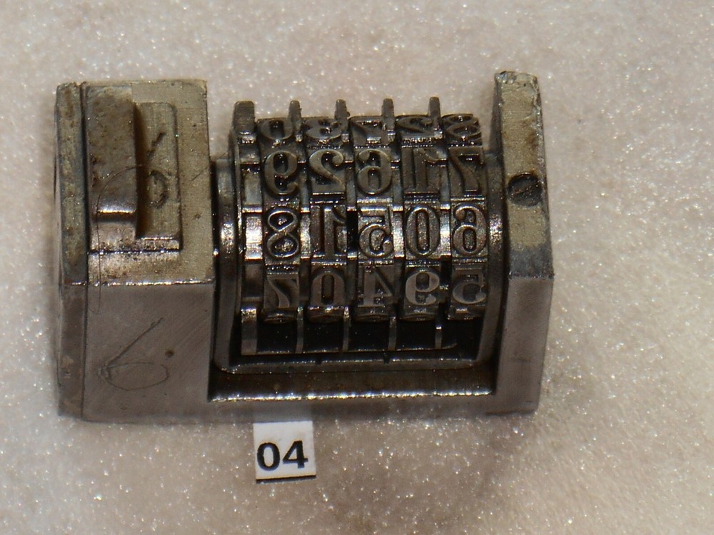 WETTER | Reverse letterpress numbering machine | 04