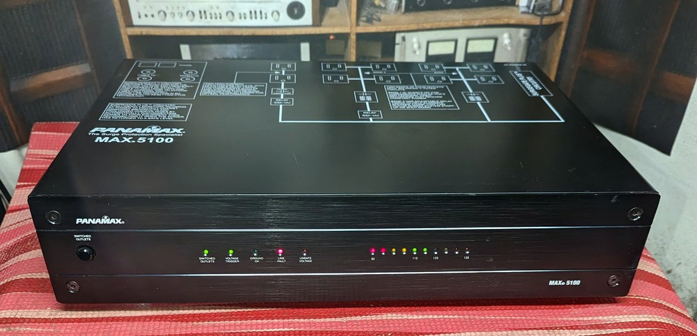 Panamax MAX-5100 surge protector with voltage display
