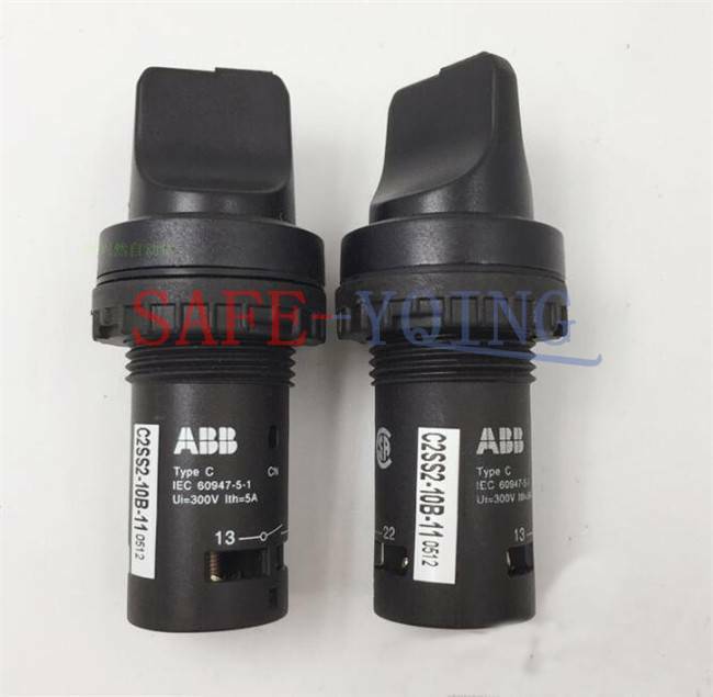 New 10PCS ABB Two-position Selector Switch C2SS2-10B-11 Self-locking Type