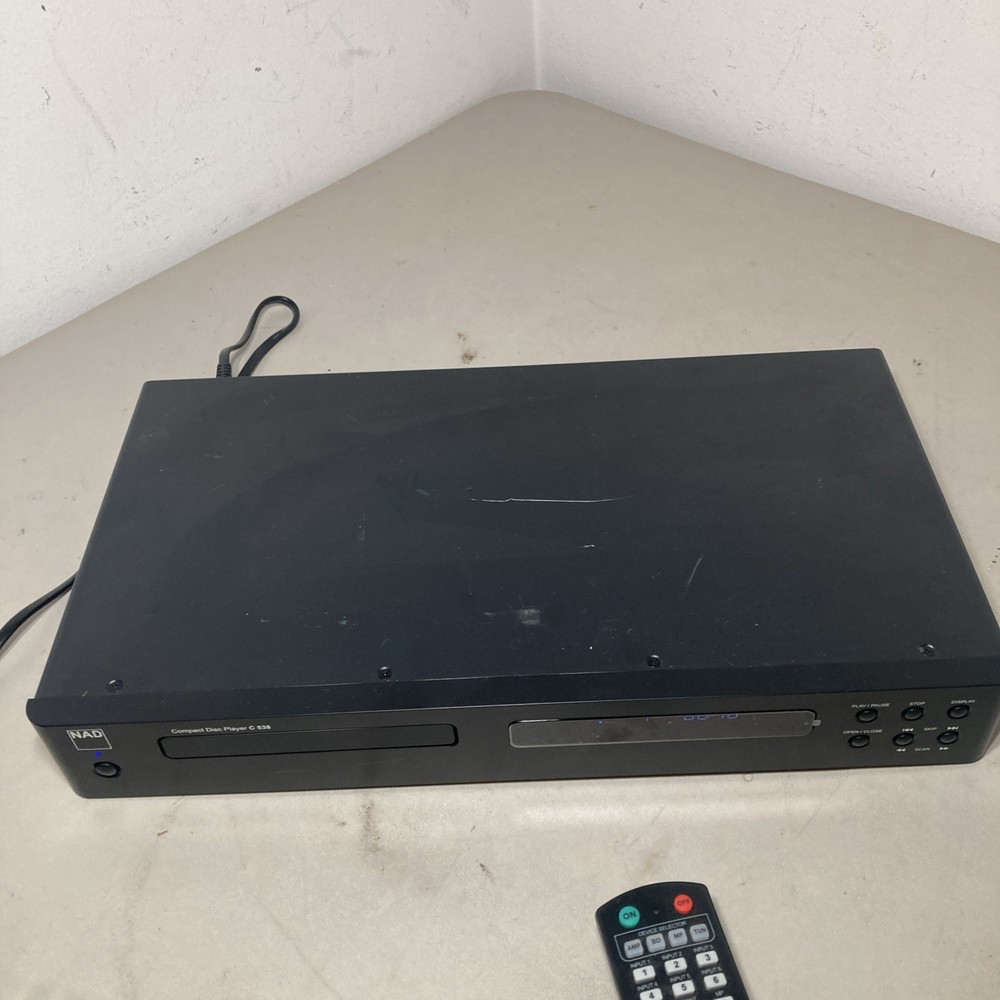 NAD C 538 : Single-Disc CD Player With Remote Tested & Working