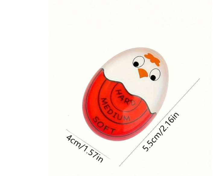 1pc Color-Changing Egg Timer Hard And Soft Boiled Eggs With Easy & Accurate Way