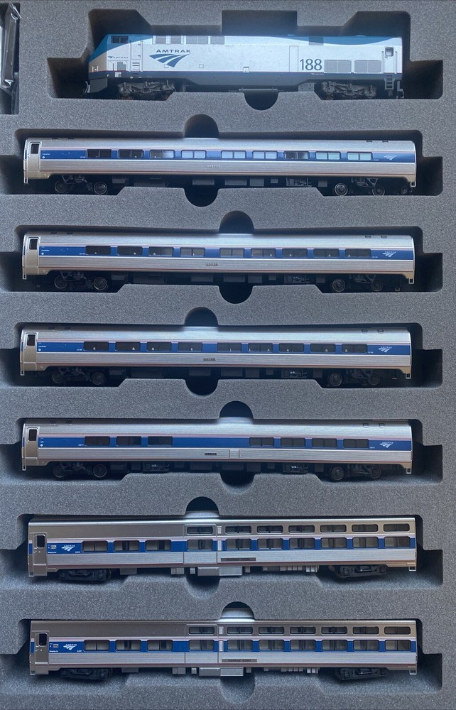 N Scale Amfleet Viewliner Intercity Express Ph VI P42 DCC Equipped Amtrak Engine