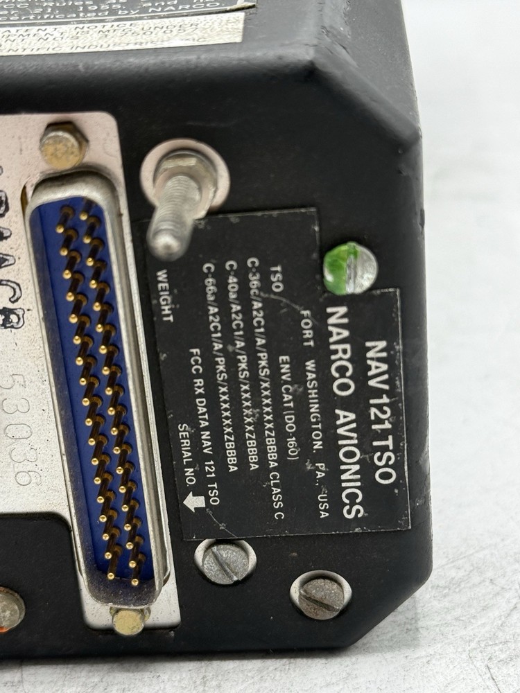 Narco NAV121 VOR/LOC Indicator READ