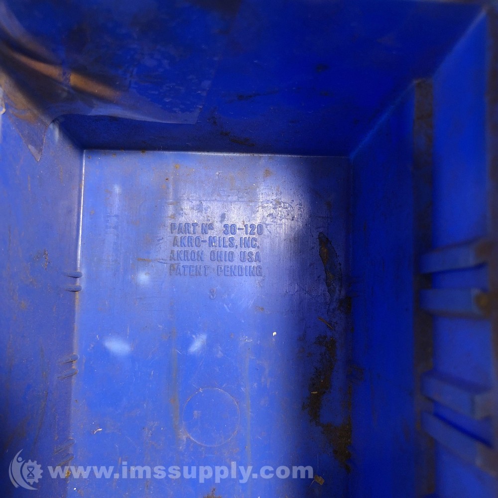 Akro Mils 30-120 Blue Plastic Storage Bin 4785