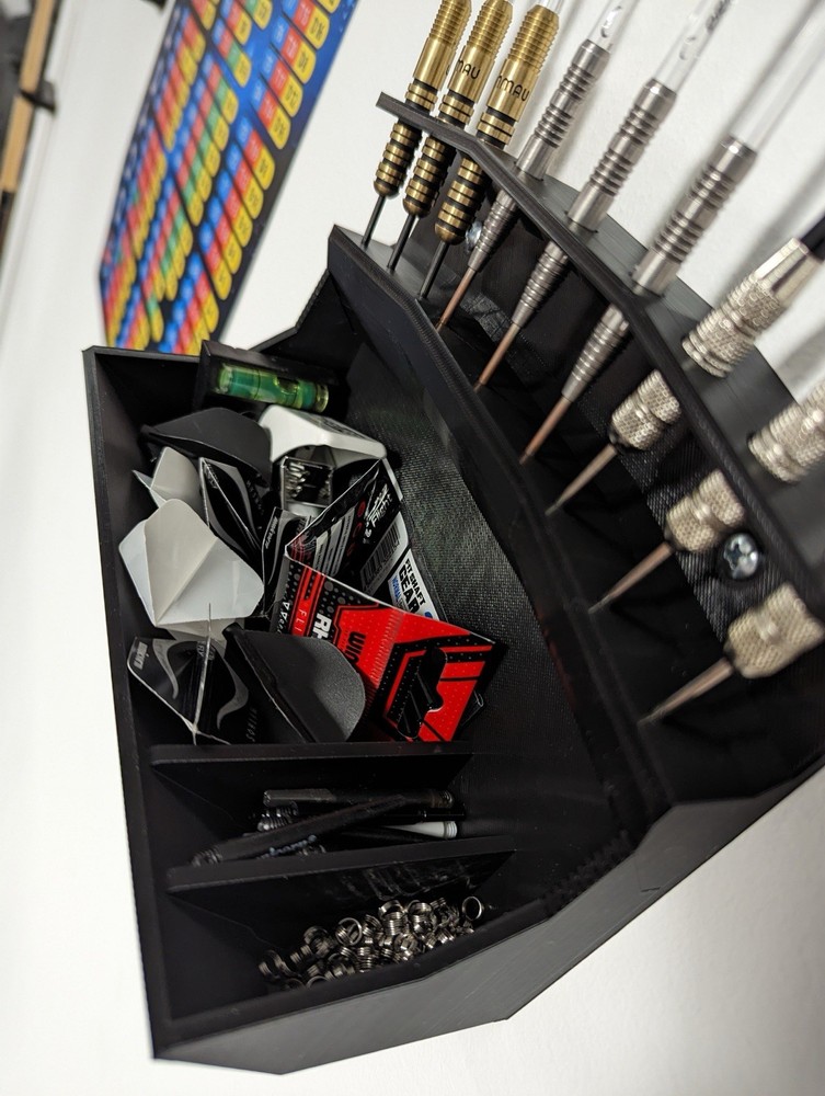 Dart mount / holder with extra storage