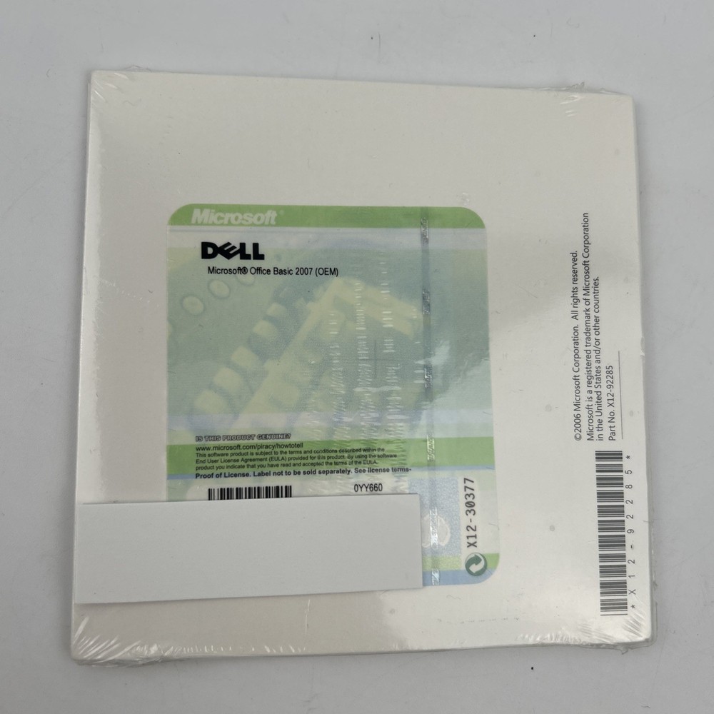 Microsoft Office Professional 2007 - Upgrade Genuine W/ Activation Code - Sealed