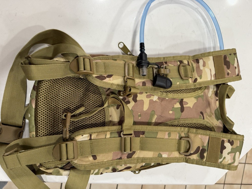 NOOLA Hydration Backpack with 3L TPU Water Bladder, Tactical Molle Water Back