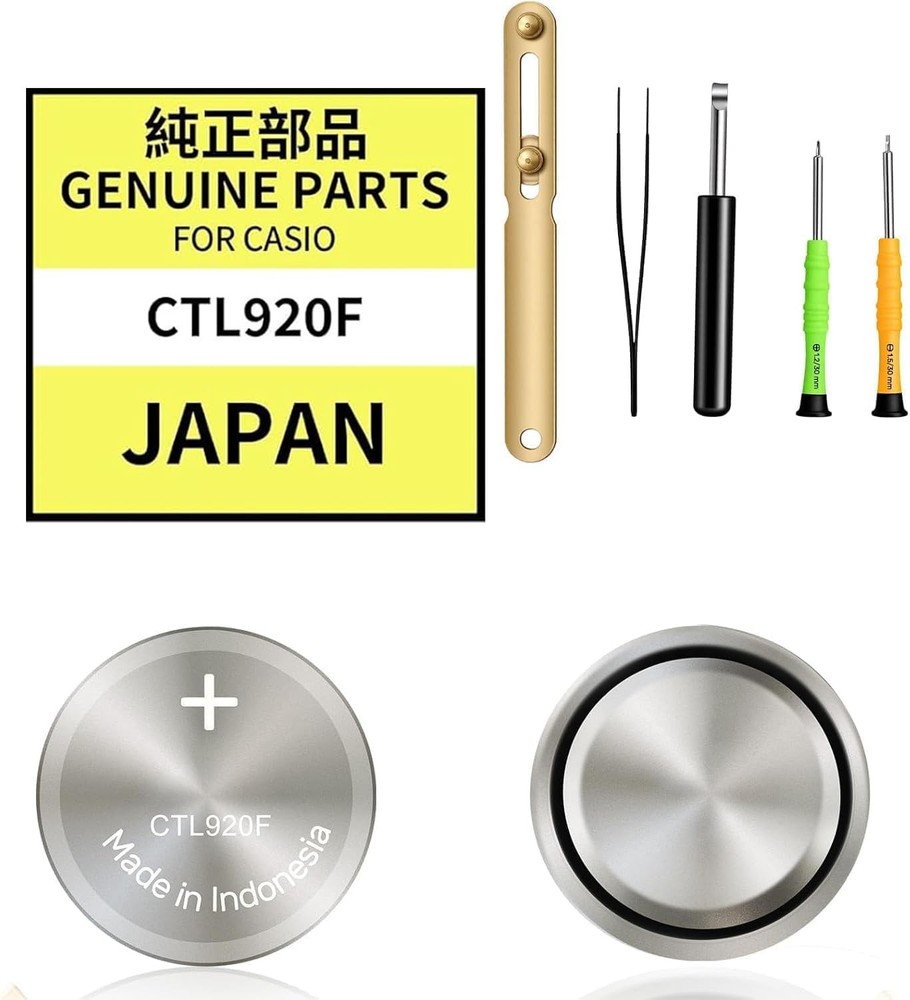 Replacement for Panasonic CTL920F Battery Cell for Casio Edifice/Solar Solar ...