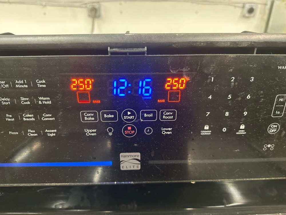 Genuine Kenmore Range Oven, User Interface # 316575402