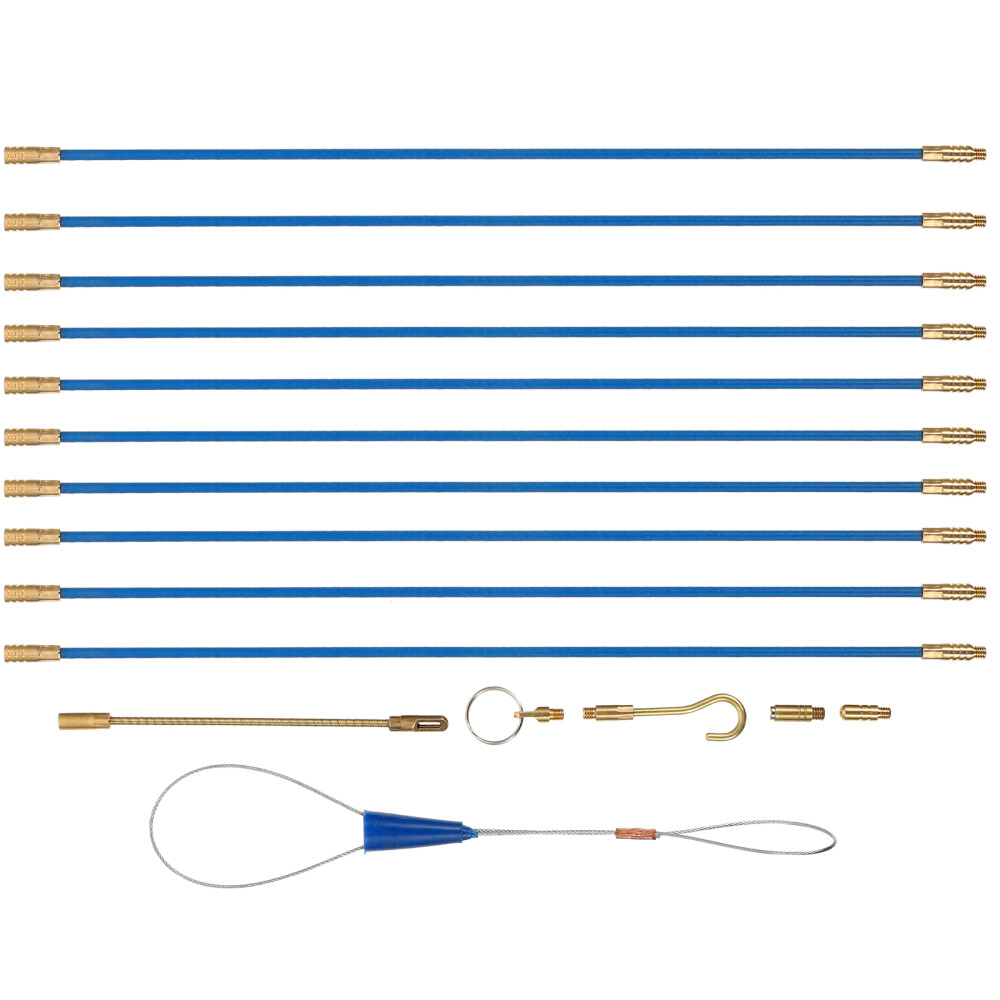 Wall Cable Set Electrical Wire Running Kit Fish Sticks Tape Puller