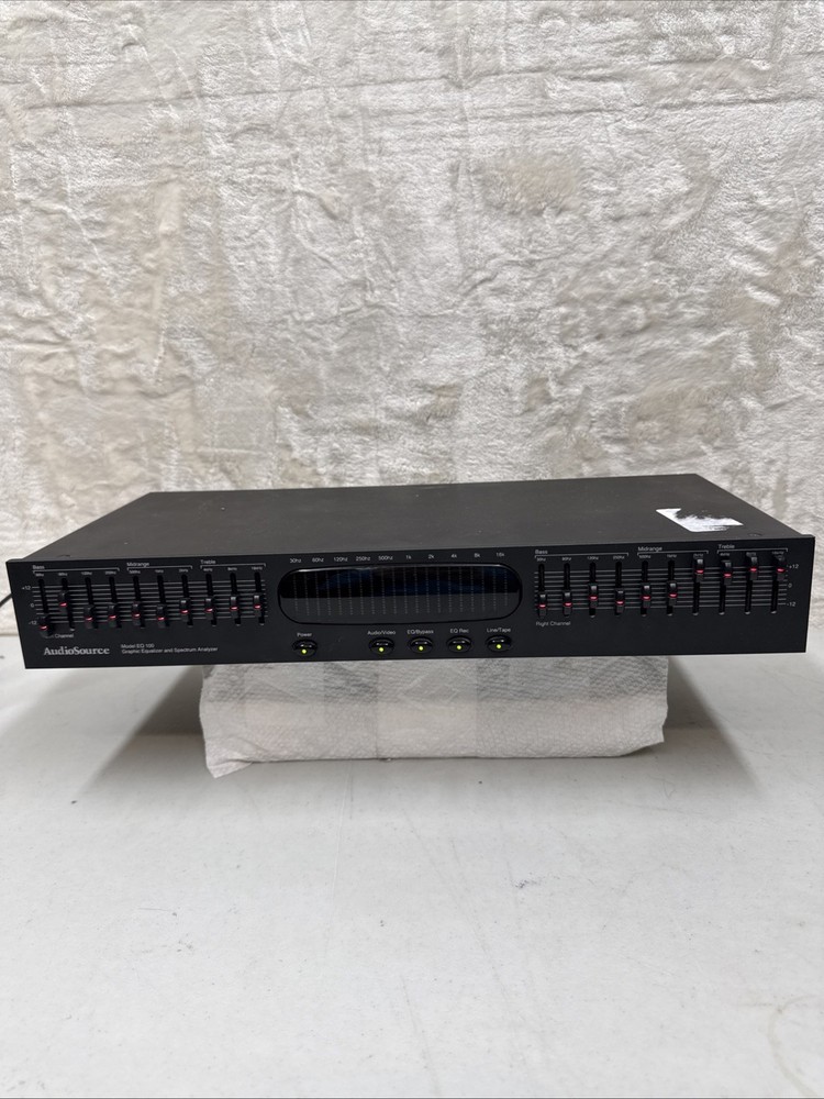 Audiosource EQ 100 Graphic Equalizer and Spectrum Analyzer UnTested