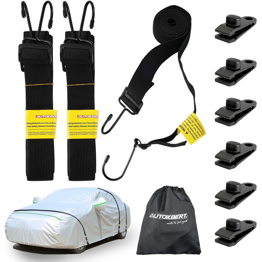 Car Boat Cover Tie-Down Gust Strap Wind Protector Resistant Universal Windproof