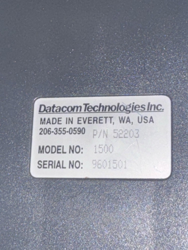 DATACOM TECHNOLOGIES LANcat 1500 INTERNET TESTING DEVICE ACTIVITY TESTER 52203