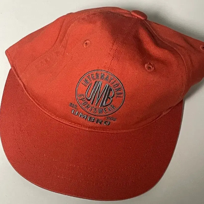 Umbro Orange Baseball Cap Hat Official