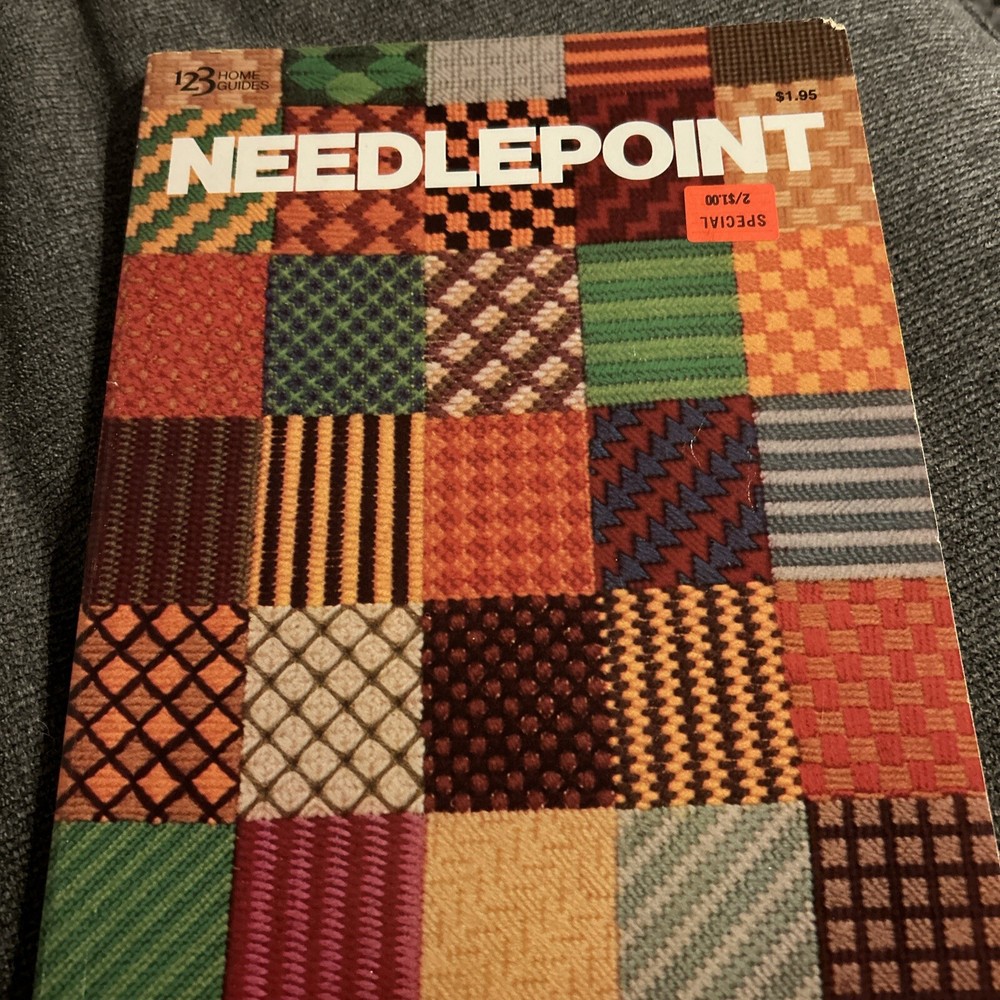 Vintage 1978 Needlepoint Pattern/instructional Book