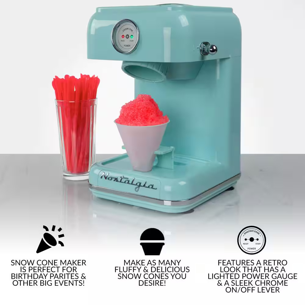Retro Series Aqua Snow Cone Maker