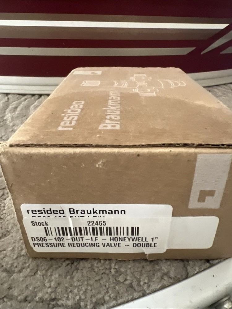 ￼ Resideo Braukmann 1” DS06 Pressure Reducing Valve