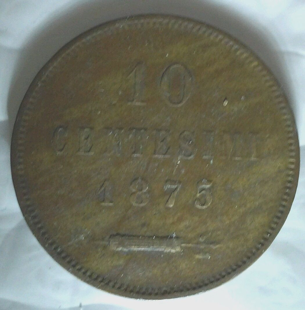San Marino 1875 10 Centesimi