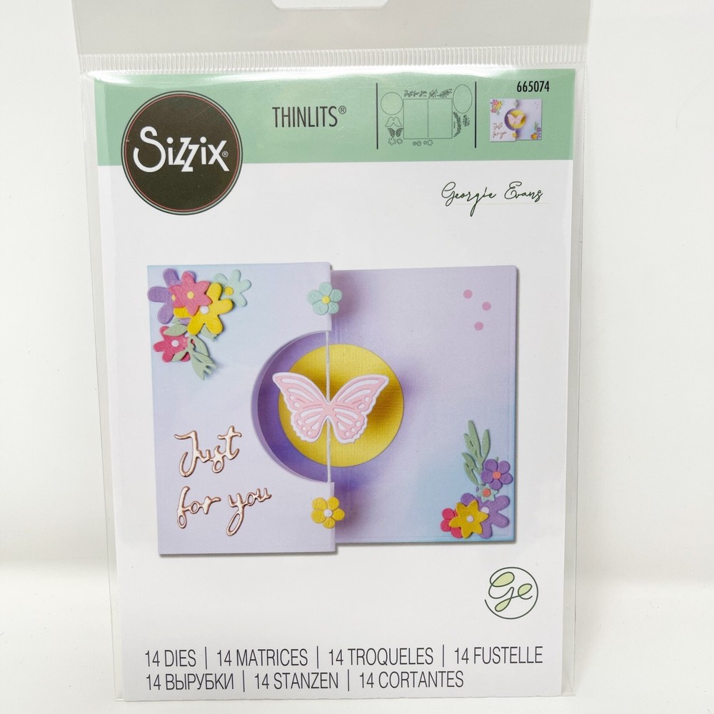 Sizzix Thinlits Butterfly Cutting Dies Bundle Oil Pastels NEW