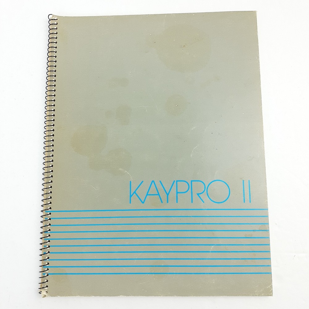 Lot of 4 KAYPRO II Users Guide Manuals Microsoft Basic S-Basic Select Profitplan