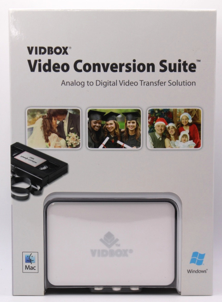 Vidbox Video Conversion Suite Analog To Digital Video Transfer Solution For PC