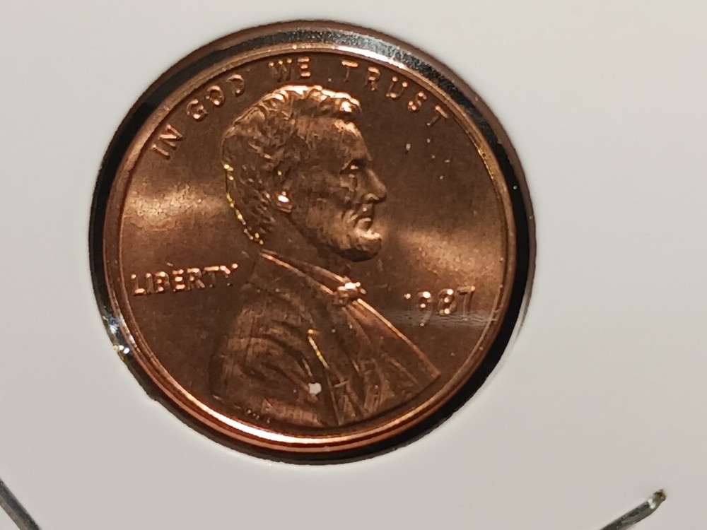 1987 P - Lincoln Cent BU