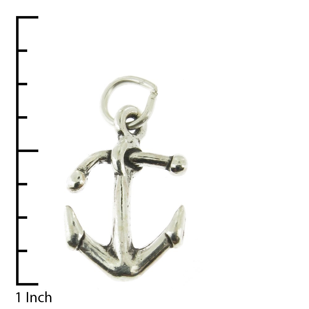 925 Sterling Silver Anchor Charm