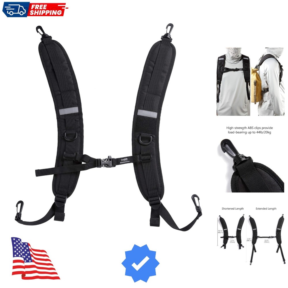 Backpack Straps Replacement Adjustable Padded Shoulder Straps for Backpack Dr...