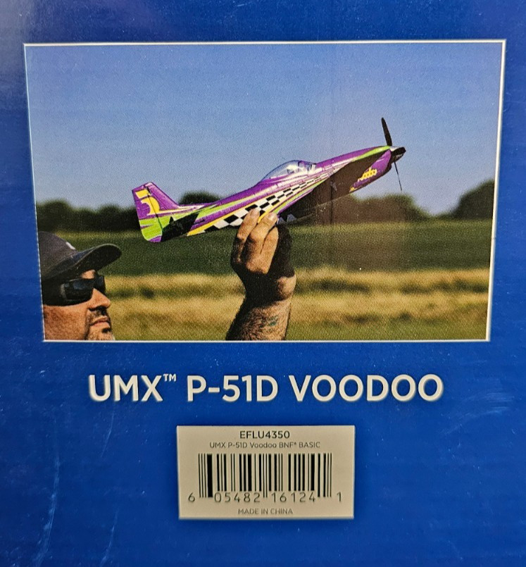 Horizon Hobby E-flite UMX P-51D VOODOO Bind-N-Fly Basic RC Plane