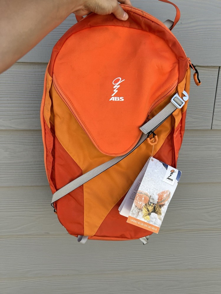 ABS Avalanche Backpack Vario Zip Ons Base Unit Orange