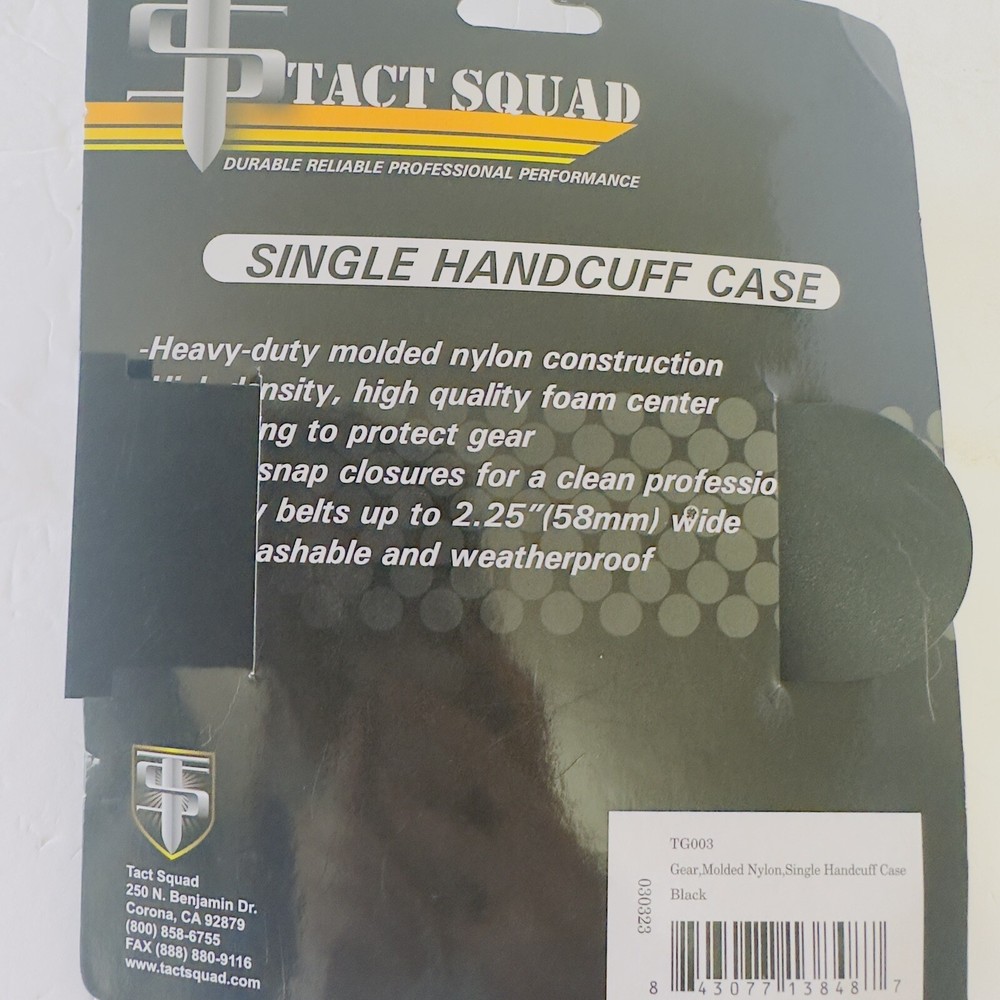 Professional Handcuff CaseTactical Black Pouch Case