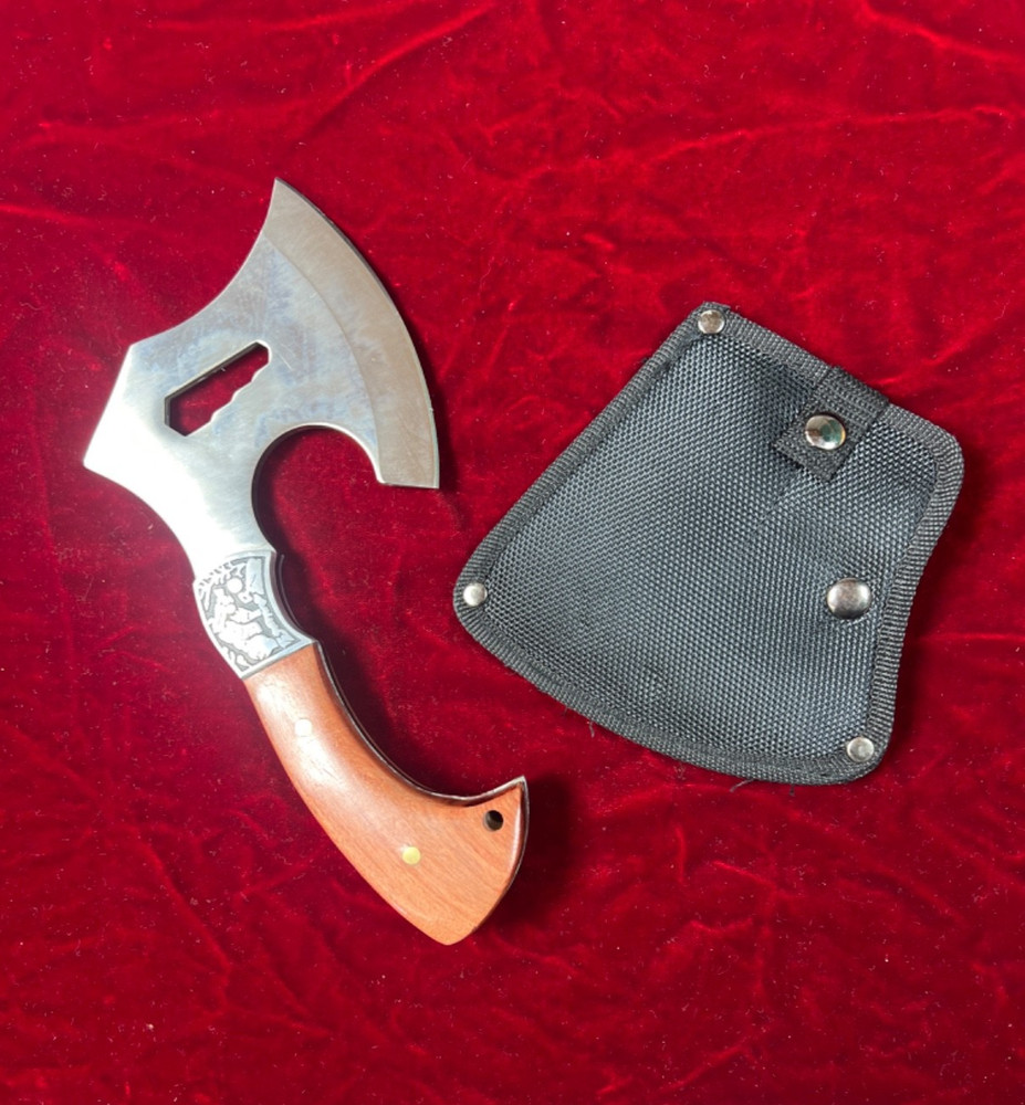 Multi-Tool Hatchet With Case - Thick and Sturdy