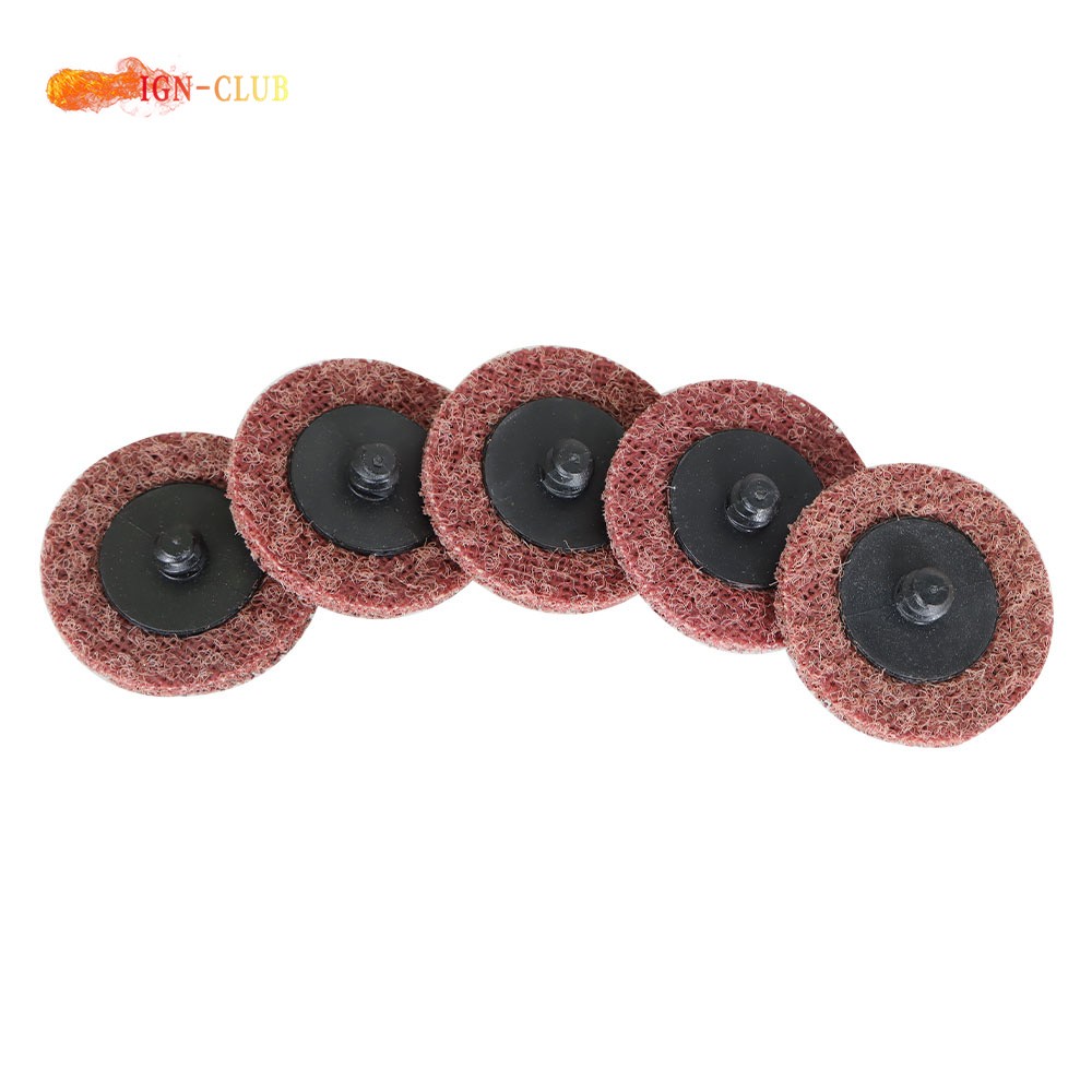 50Pcs × 2" Medium Surface Conditioning Discs Roll Lock Die Grinder Sanding Pads