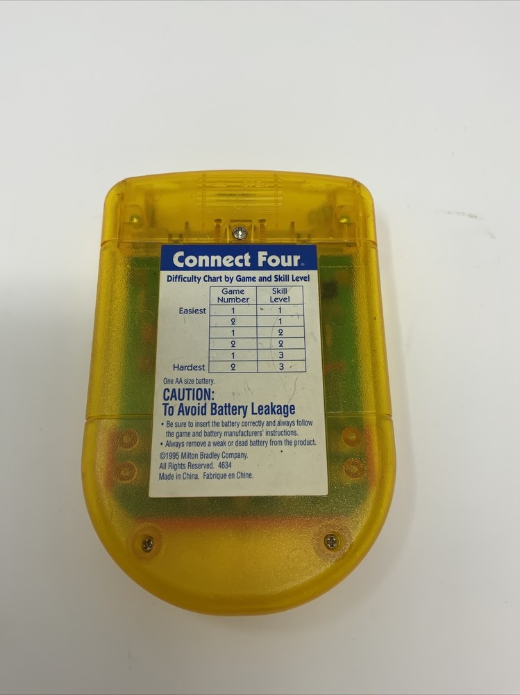 Milton Bradley MB Connect Four Electronic Handheld