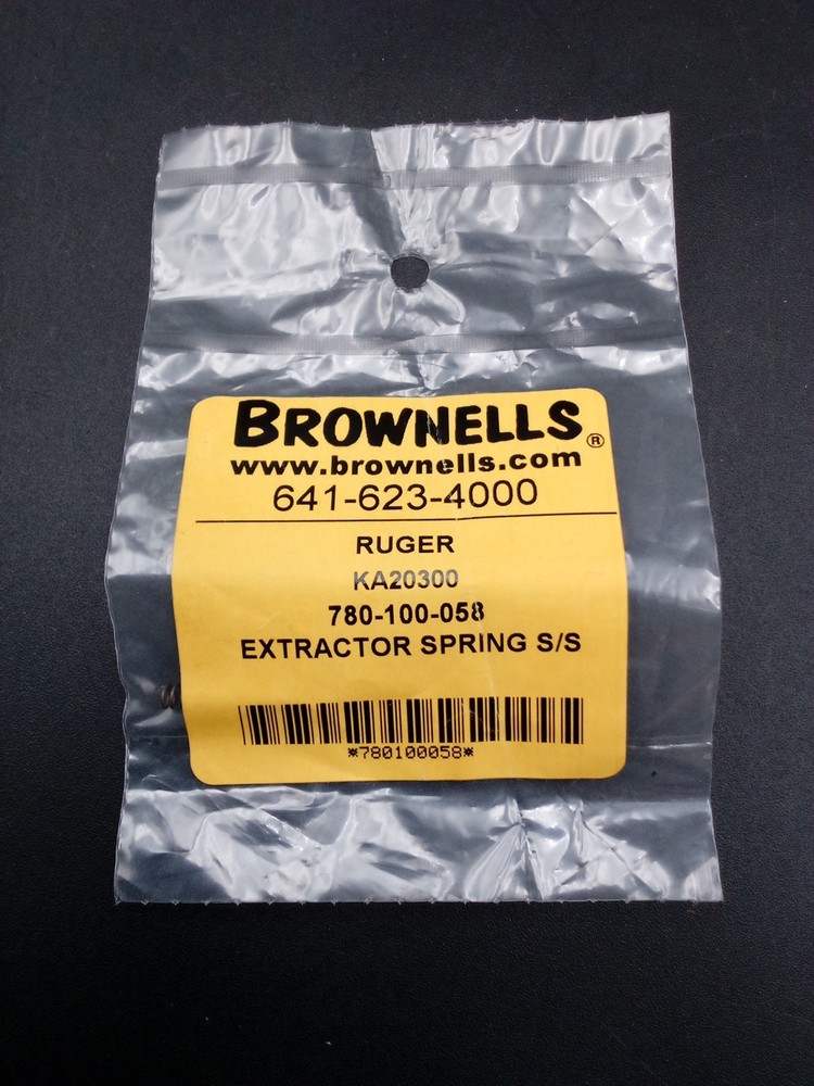 Brownells Ruger Extractor  Spring S/S 780-100-058