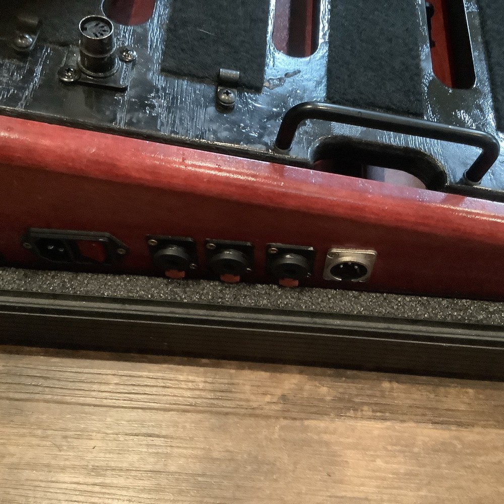Custom Made Pedal Board And Custom Hard Rolling Case