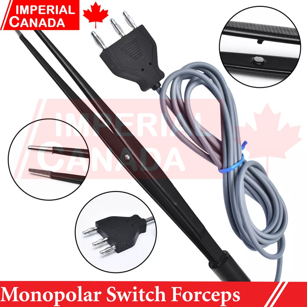 Monopolar Hand Switch Forceps Fixed Cable 21cm
