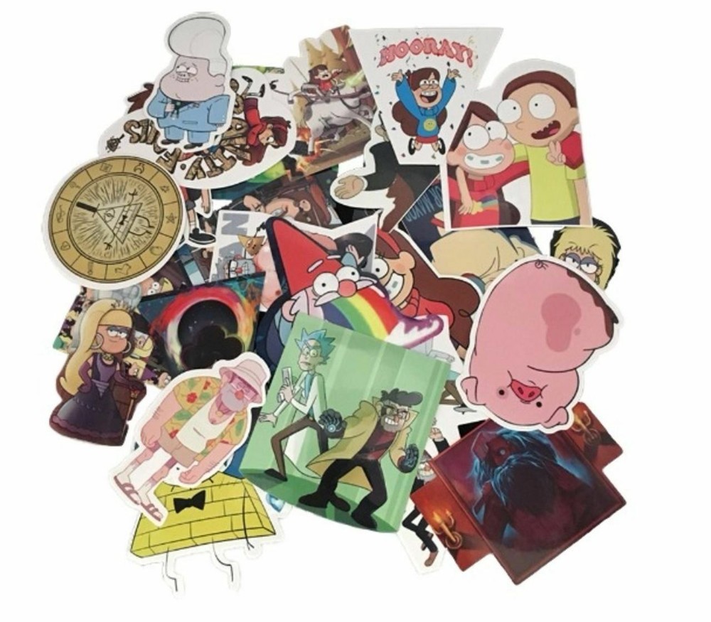 Gravity Falls Themed Lot of 25 Assorted Sticker Decals