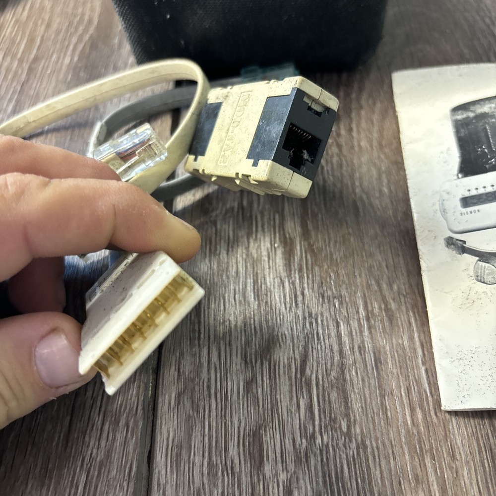 Siemon STM-8 Network Cable Tester Cabling System w/ Test Cables Extras