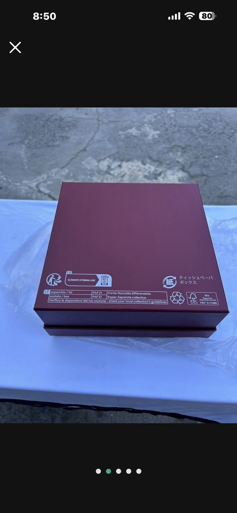 GUCCI Gift Boxes - Red 10 X 10 X 4