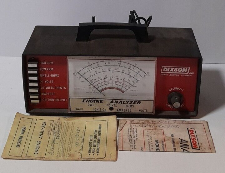Vintage Dixson Engine Analyzer Model 396