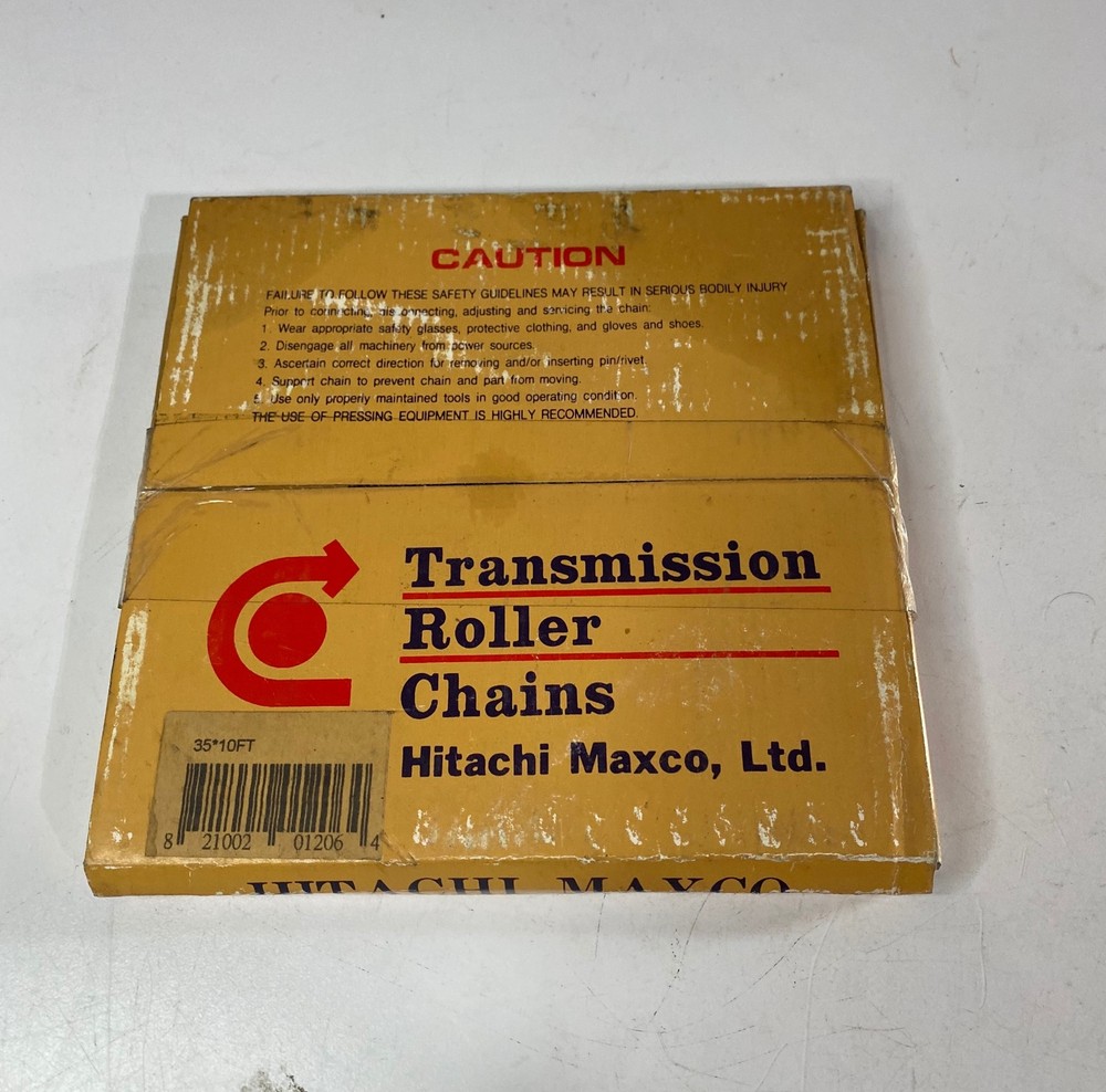 HITACHI Transmission Riveted Roller Chain 10' #35 (NEW)
