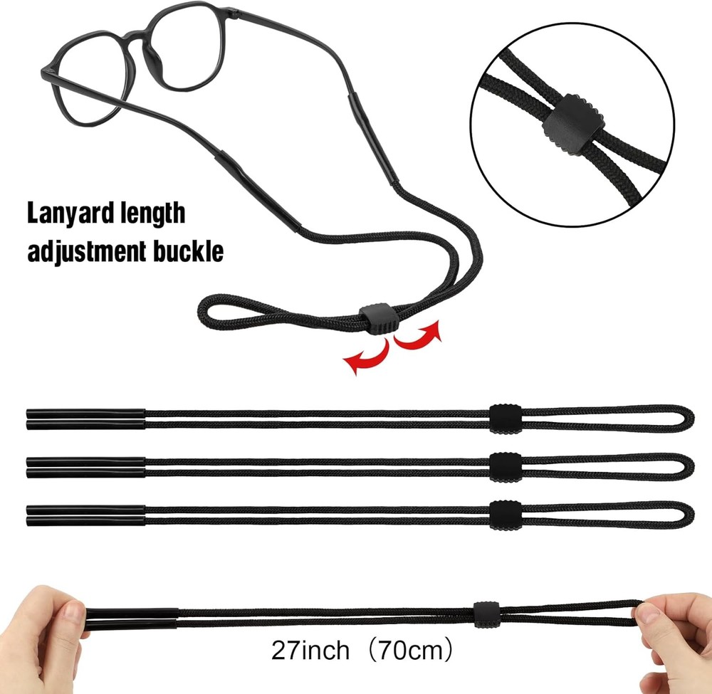 12 Pack Adjustable Sunglasses Neck Strap
