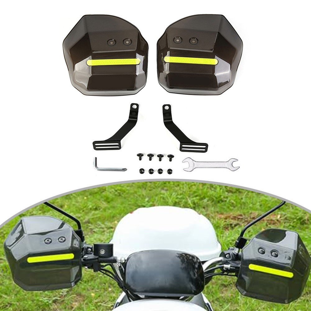Electric Bicycle Handguards Handlebar Windshield Black Good Compatibility