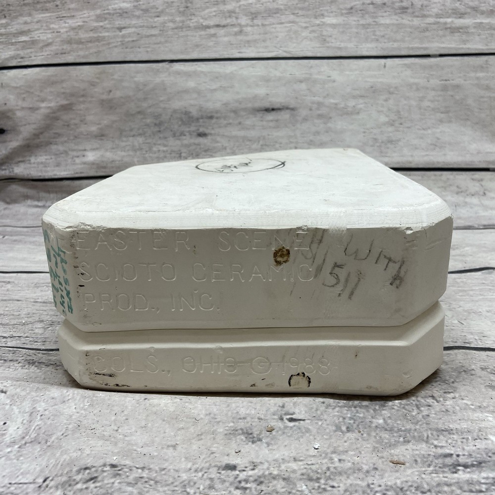 Ceramic Slip Casting Mold Easter Scene Scioto S-1563 1988
