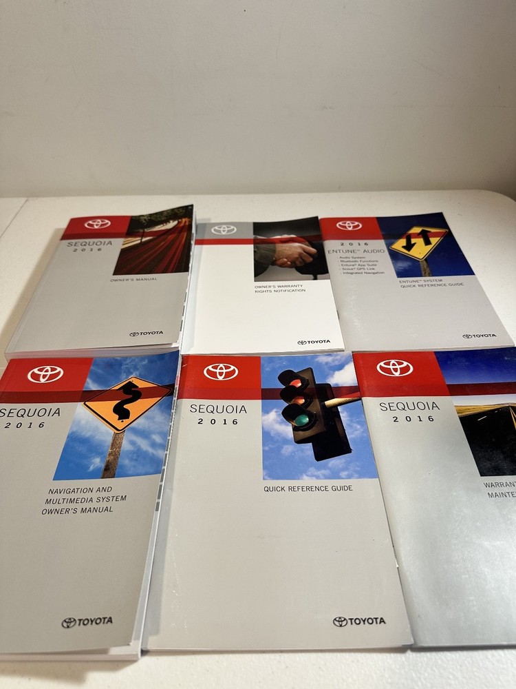 2016 Toyota Sequoia Owner's Manual Set