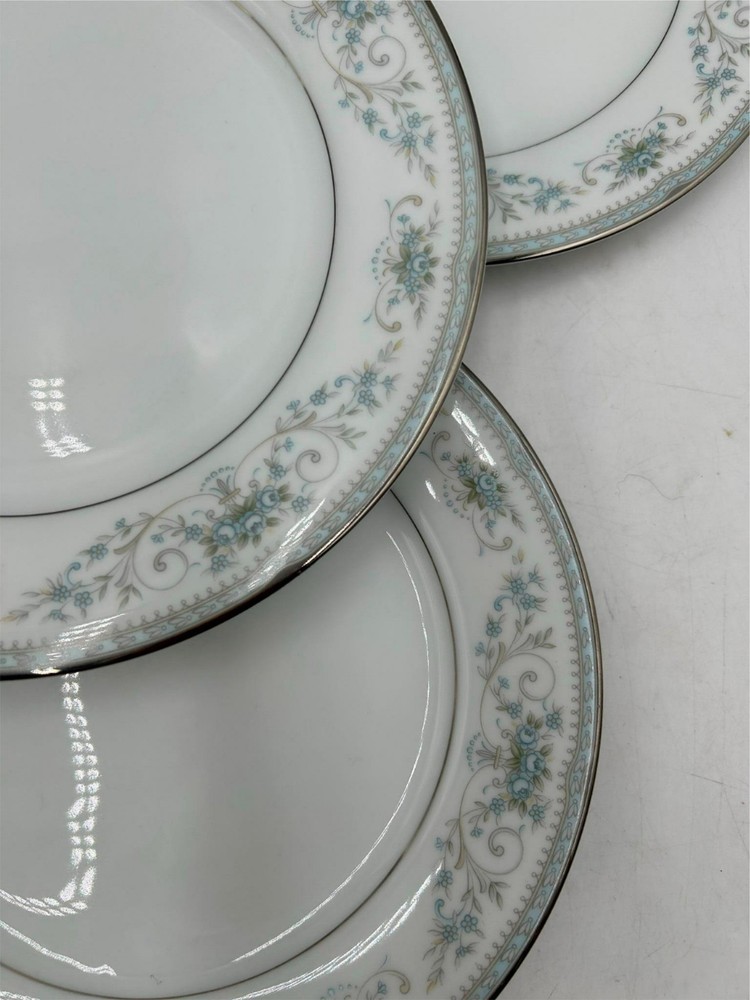 4) NORITAKE COLBURN SALAD PLATES