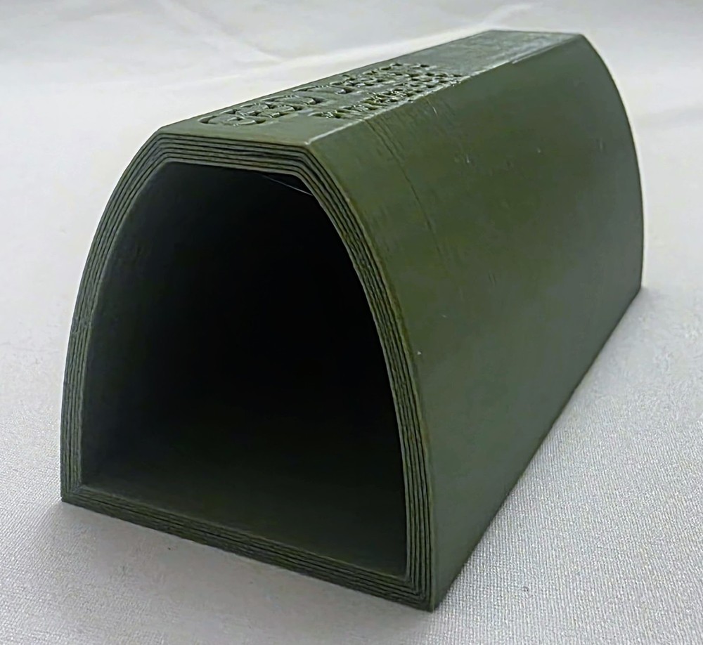 3D Printed D-Shaped Pleco Breeding Cave w/ Removable Back | Stackable Breeding